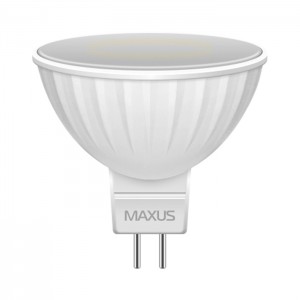 Светодиодная лампа Maxus LED-143-01 MR16 3W 3000K 220V GU5.3 GL